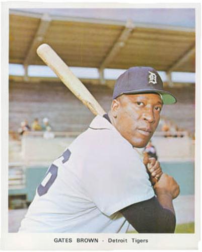 1972 Detroit Tigers Color Picture Pack B #NNO Gates Brown Front