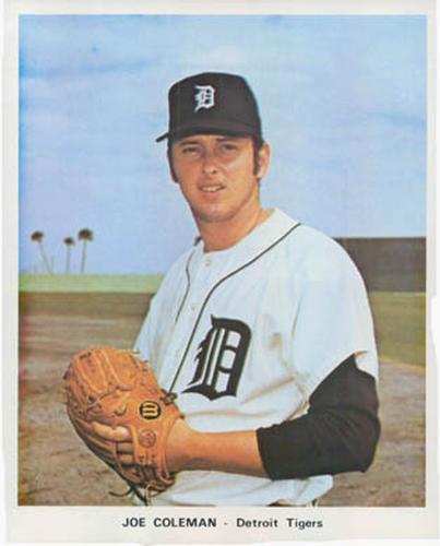 1972 Detroit Tigers Color Picture Pack B #NNO Joe Coleman Front