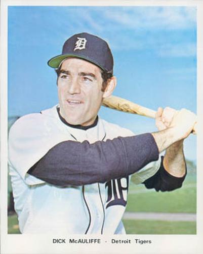 1972 Detroit Tigers Color Picture Pack B #NNO Dick McAuliffe Front