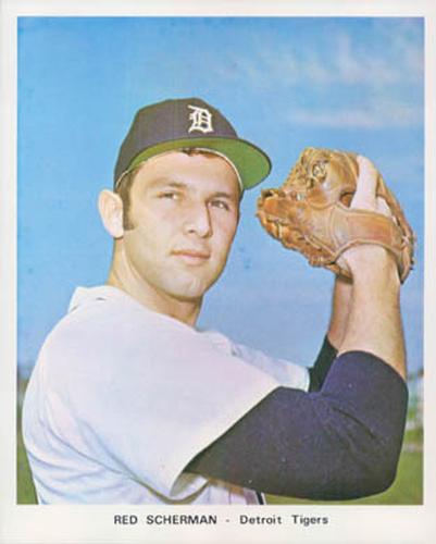 1972 Detroit Tigers Color Picture Pack B #NNO Fred Scherman Front