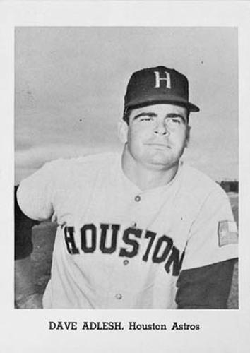 1965 Jay Publishing Houston Astros #NNO Dave Adlesh Front