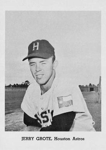 1965 Jay Publishing Houston Astros #NNO Jerry Grote Front