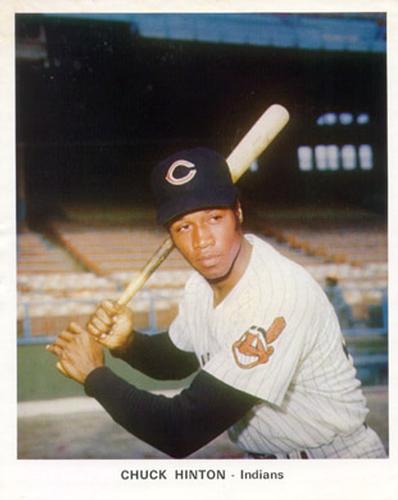 1971 Cleveland Indians Color Picture Pack A #NNO Chuck Hinton Front