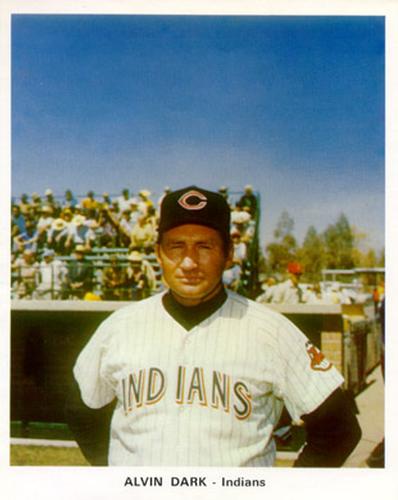 1971 Cleveland Indians Color Picture Pack B #NNO Alvin Dark Front