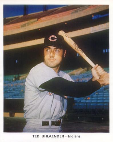 1971 Cleveland Indians Color Picture Pack B #NNO Ted Uhlaender Front