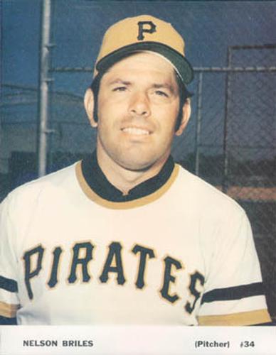 1971 Pittsburgh Pirates Series X Full Color Prints #NNO Nelson Briles Front
