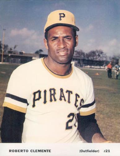 1971 Pittsburgh Pirates Series X Full Color Prints #NNO Roberto Clemente Front