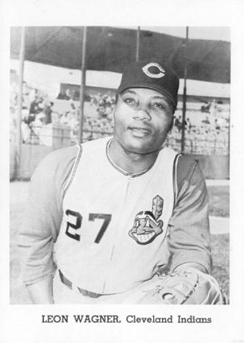 1965 Jay Publishing Cleveland Indians #NNO Leon Wagner Front