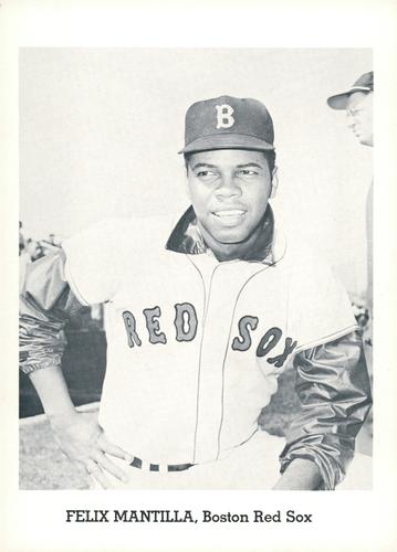 1965 Jay Publishing Boston Red Sox #NNO Felix Mantilla Front