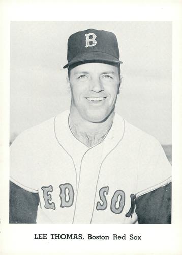 1965 Jay Publishing Boston Red Sox #NNO Lee Thomas Front