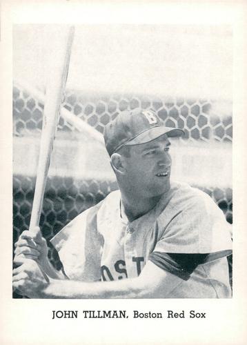 1965 Jay Publishing Boston Red Sox #NNO John Tillman Front