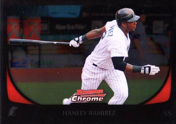 2011 Bowman Chrome #8 Hanley Ramirez Front
