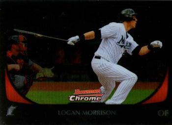 2011 Bowman Chrome #27 Logan Morrison Front