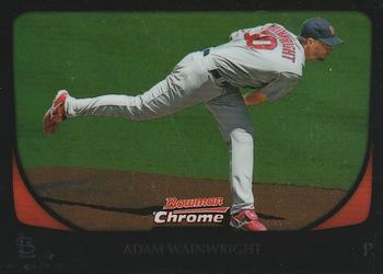 2011 Bowman Chrome #32 Adam Wainwright Front