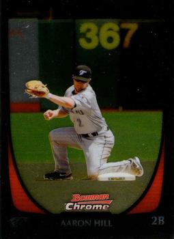 2011 Bowman Chrome #74 Aaron Hill Front