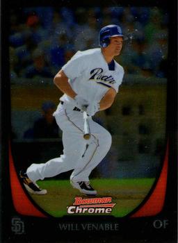 2011 Bowman Chrome #91 Will Venable Front