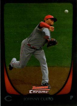 2011 Bowman Chrome #98 Johnny Cueto Front