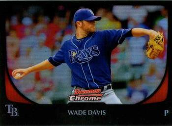 2011 Bowman Chrome #130 Wade Davis Front