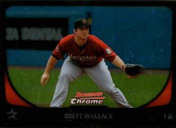 2011 Bowman Chrome #136 Brett Wallace Front