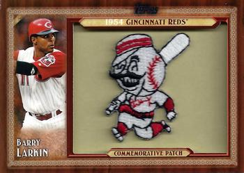 2011 Topps Update - Throwback Logo Manufactured Patch #TLMP-BL Barry Larkin Front