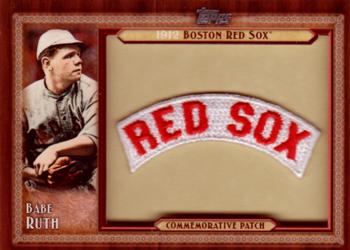 2011 Topps Update - Throwback Logo Manufactured Patch #TLMP-BR Babe Ruth Front