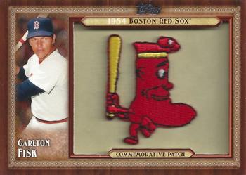 2011 Topps Update - Throwback Logo Manufactured Patch #TLMP-CF Carlton Fisk Front