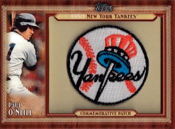 2011 Topps Update - Throwback Logo Manufactured Patch #TLMP-PO Paul O'Neill Front