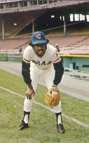 1974 Cleveland Indians Postcards #344 Oscar Gamble Front