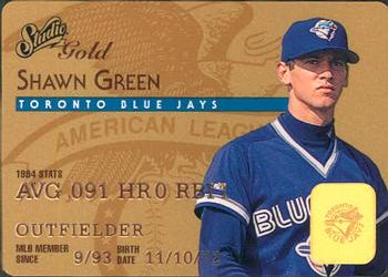 1995 Studio - Gold #28 Shawn Green Front