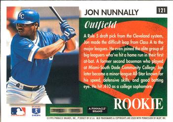 1995 Summit #121 Jon Nunnally Back