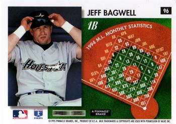 1995 Summit #96 Jeff Bagwell Back