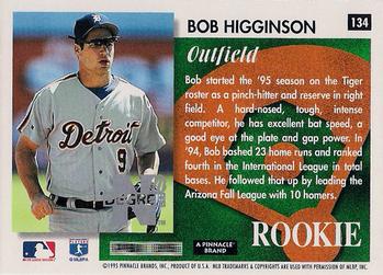 1995 Summit - Nth Degree #134 Bobby Higginson Back