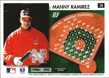 1995 Summit - Nth Degree #18 Manny Ramirez Back