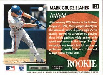 1995 Summit - Nth Degree #124 Mark Grudzielanek Back