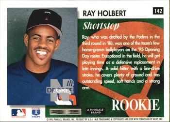 1995 Summit - Nth Degree #142 Ray Holbert Back