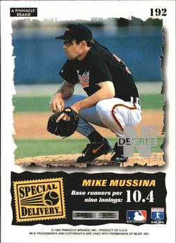 1995 Summit - Nth Degree #192 Mike Mussina Back