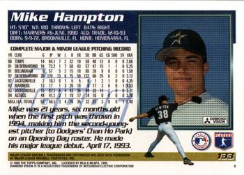1995 Topps #133 Mike Hampton Back