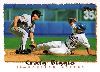 1995 Topps #190 Craig Biggio Front