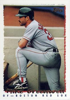 1995 Topps #215 Mike Greenwell Front