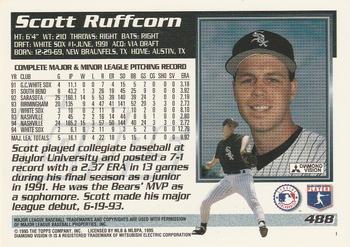 1995 Topps #488 Scott Ruffcorn Back