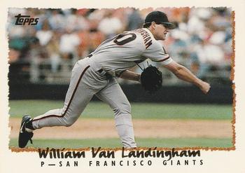 1995 Topps #611 William Van Landingham Front