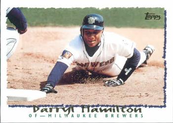 1995 Topps #245 Darryl Hamilton Front