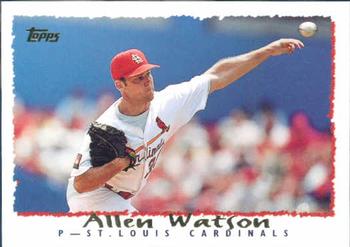 1995 Topps #262 Allen Watson Front
