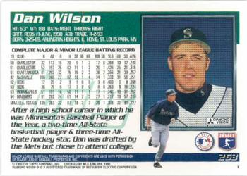 1995 Topps #263 Dan Wilson Back