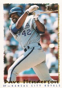 1995 Topps #276 Dave Henderson Front