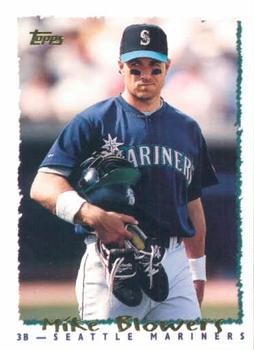 1995 Topps #348 Mike Blowers Front