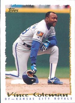 1995 Topps #419 Vince Coleman Front
