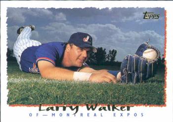 1995 Topps #422 Larry Walker Front