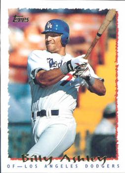 1995 Topps #489 Billy Ashley Front