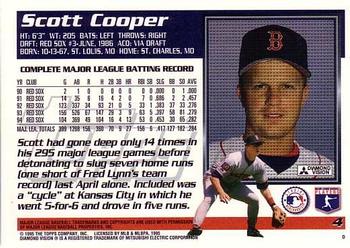 1995 Topps #4 Scott Cooper Back